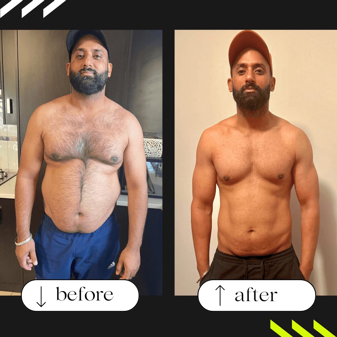 Client before and after transformation 1