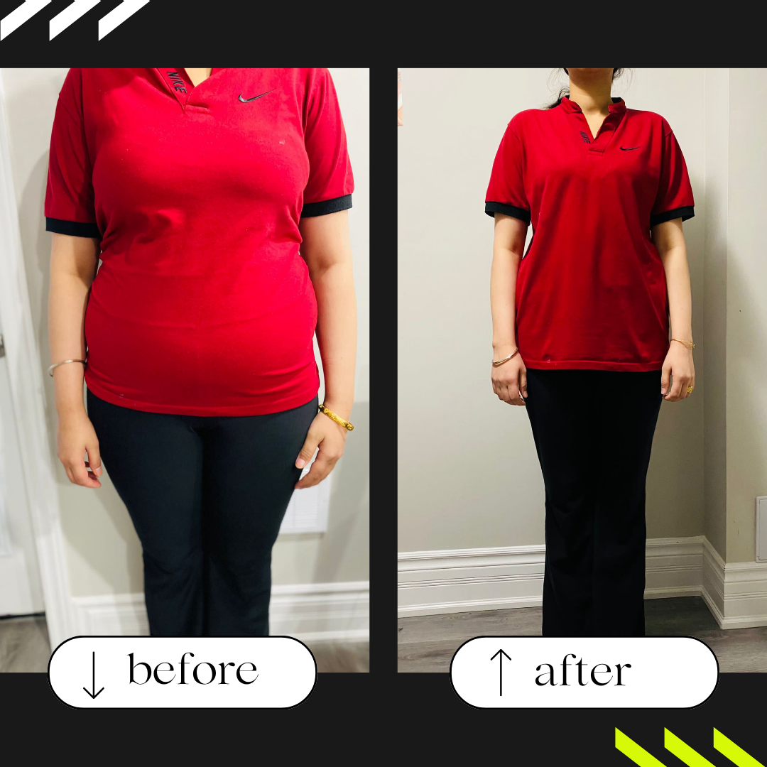 Client before and after transformation 2
