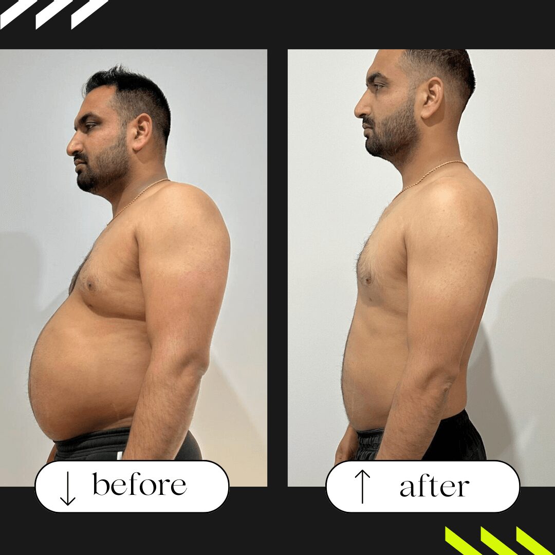 Client before and after transformation 3