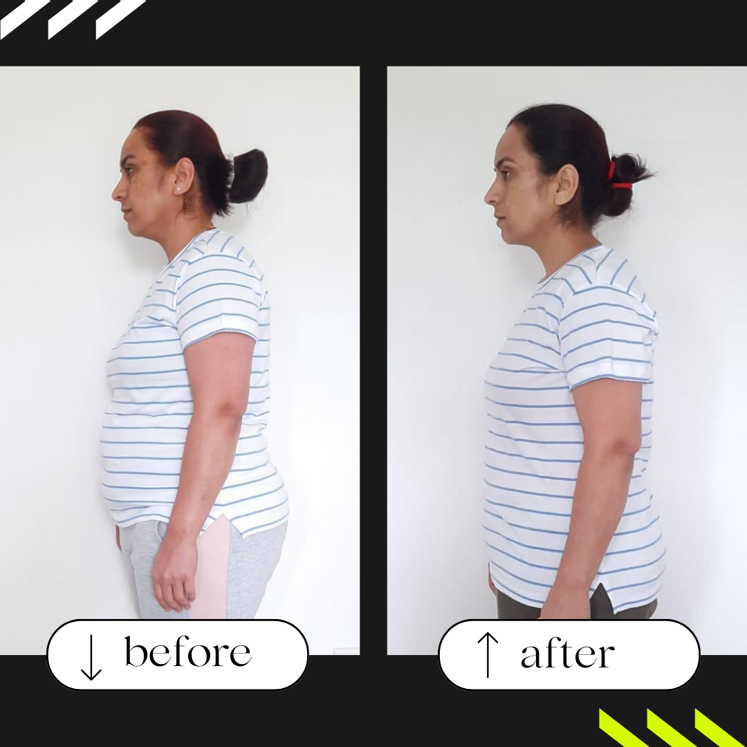 Client before and after transformation 7