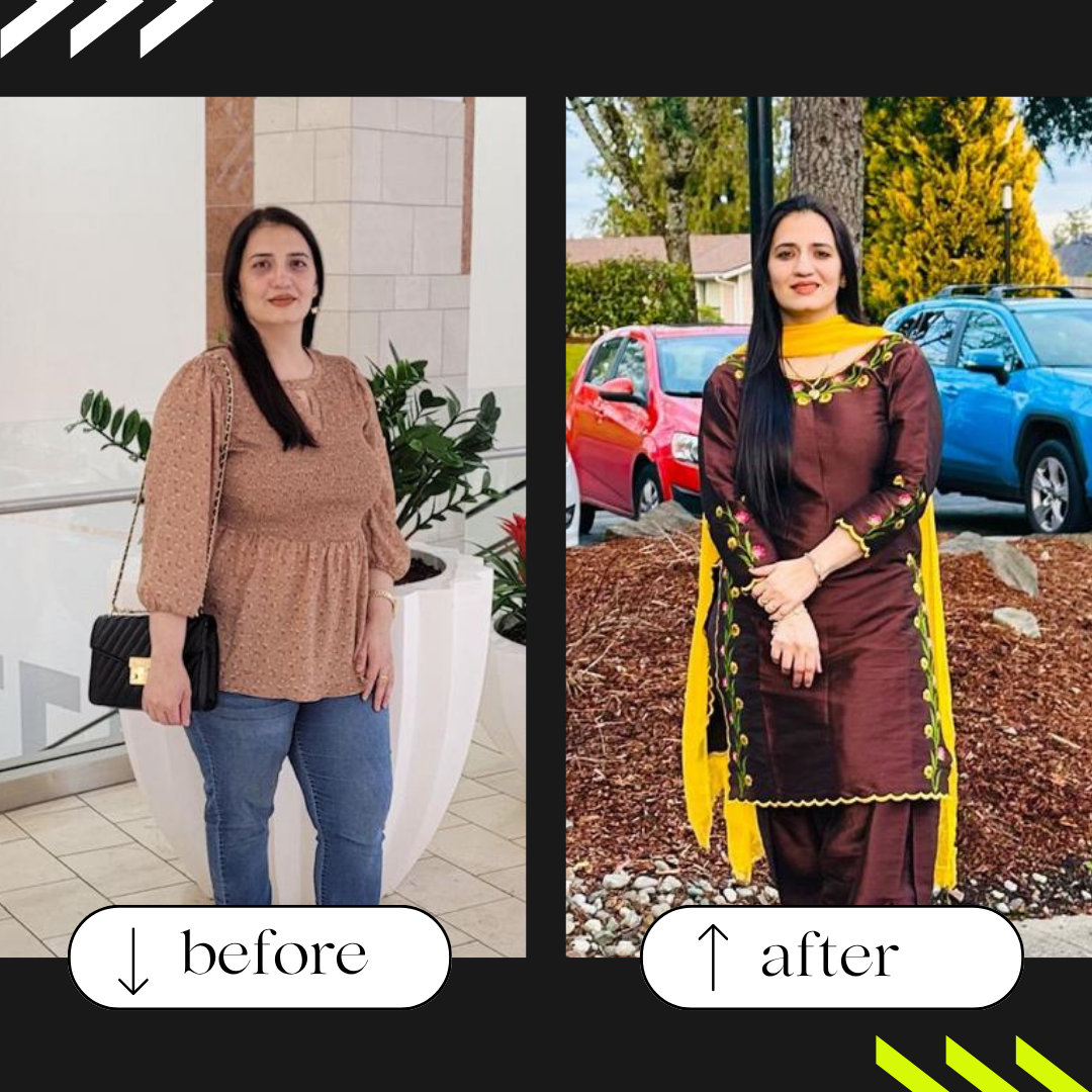 Client before and after transformation 8