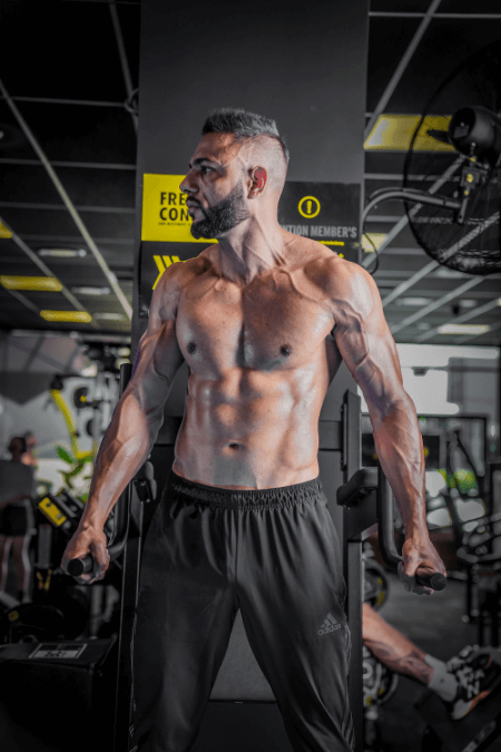 Rasan in the gym